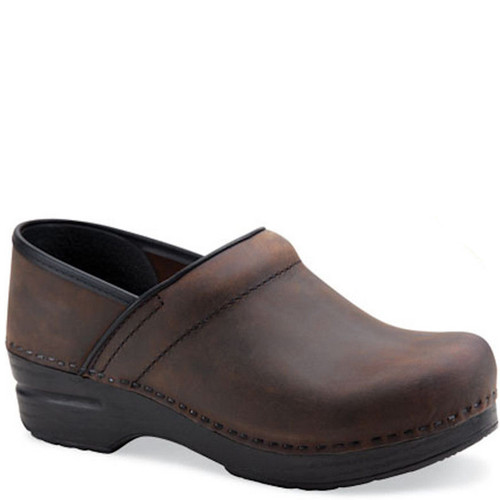 Dansko Men's BROWN OILED Professional Clogs