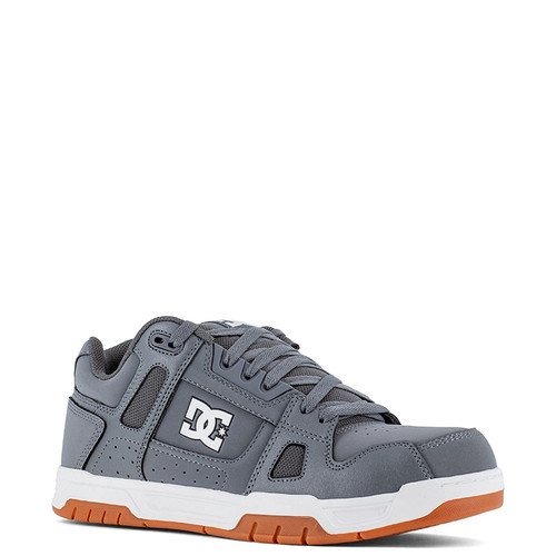 DC Work Crew DC60502 STAG WORK Composite Toe Work Shoes Grey and Gum