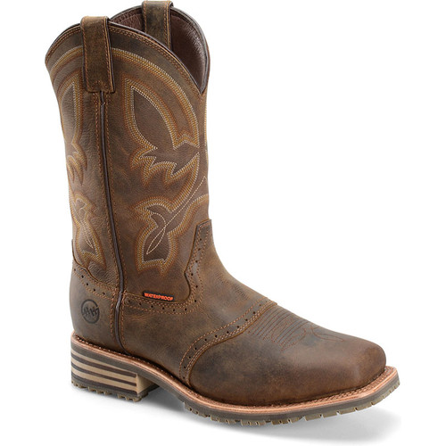 Double-H DH4124 JEYDEN Soft Toe Waterproof Western Work Boots 