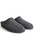Haflinger 611002 AS7 Grey Boiled Wool Slippers Pair