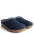 Haflinger ZIG-ZAG Women's Captain's Blue Wool Clogs