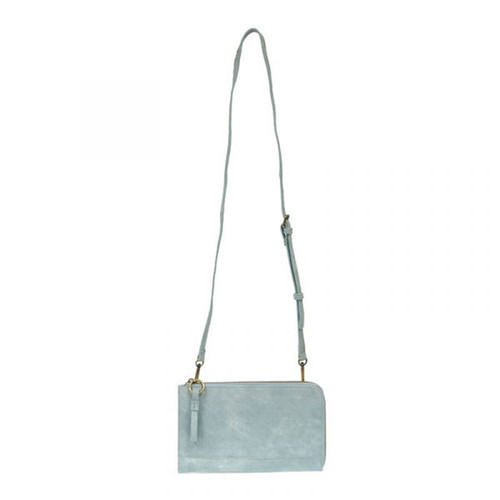Joy Susan KARINA CONVERTIBLE Wristlet & Wallet Light Blue L8082-55 Shoulder Strap View