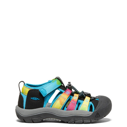 Keen LITTLE KIDS' NEWPORT H2 Sandals Rainbow Tie Dye