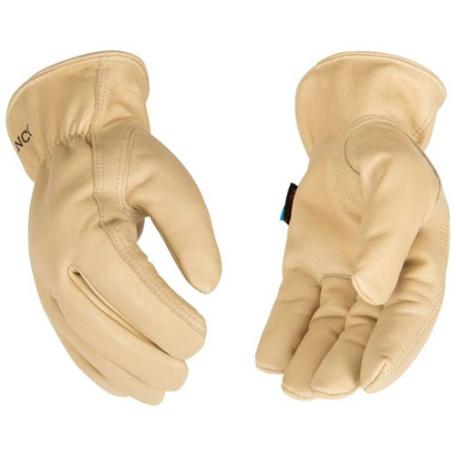 Kinco 398HKP HYDROFLECTOR™ LINED WATER-RESISTANT GRAIN COWHIDE DRIVER Gloves