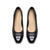 Clarks KRYSTINE MAY Black Leather Pumps Top View