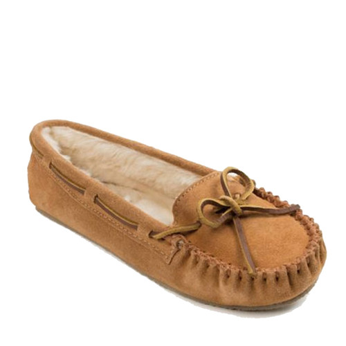 Minnetonka 4011 CALLY Tan Moccasin Slippers