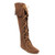 Minnetonka 1428 FRONT LACE KNEE-HIGH Dusty Brown Boots