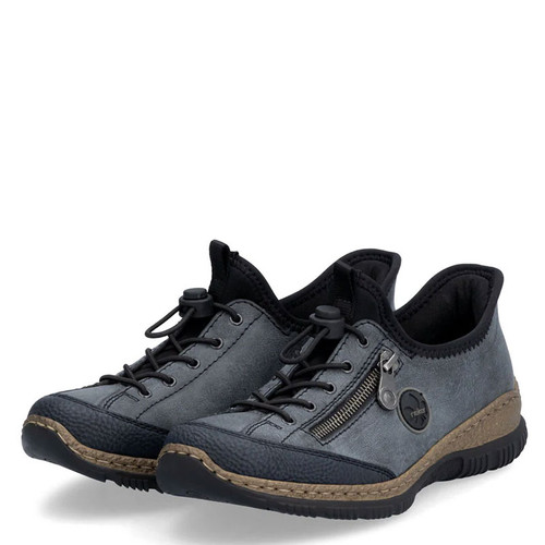 Rieker N3267 NIKITA Shoes Pazifik Atlantic Black 