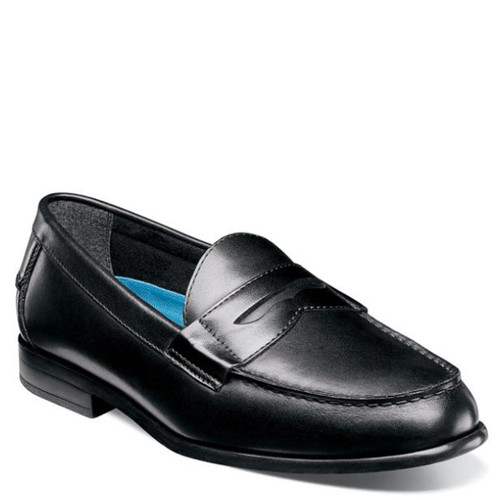 Nunn Bush DREXEL Black Penny Loafers