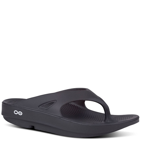 Oofos 1000 Men's OORIGINAL THONG Sandals Black