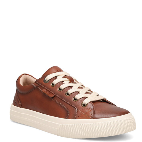 Taos PLIM SOUL LUX Leather Sneakers Cognac