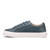 Taos PLIM SOUL LUX Leather Sneakers Petrol Blue Left View