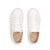 Taos PLIM SOUL LUX Leather Sneakers White Top View