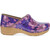 Dansko XP 2.0 PURPLE BLOOM Patent Clogs  Right View