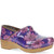Dansko XP 2.0 PURPLE BLOOM Patent Clogs 