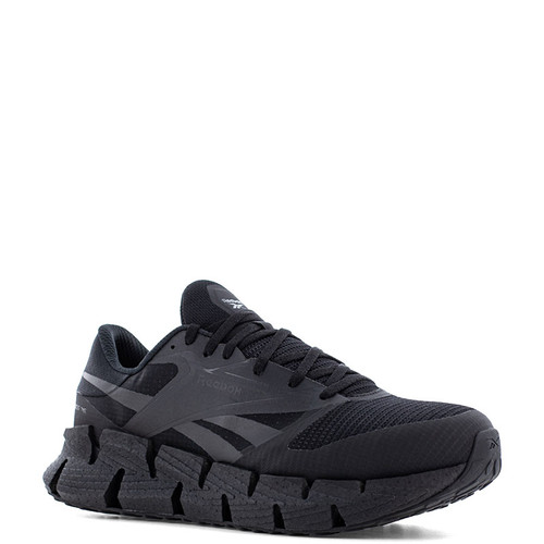 Reebok RB3030 FLOATZIG WORK Men's Composite Toe Work Shoes Black Right View