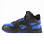 Reebok WORK BB4500 High Top Composite Toe Met Guard Sneakers Black and Blue Left View