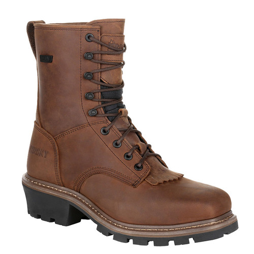 Rocky RKK0277 9" SQUARE TOE Composite Toe Non-Insulated Logger Boots