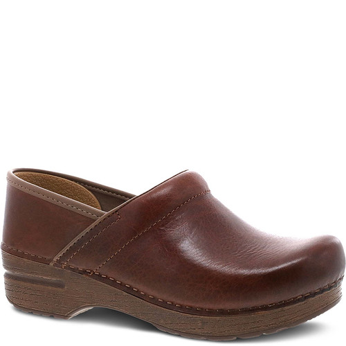 Dansko SADDLE Full Grain leather Professional Clogs