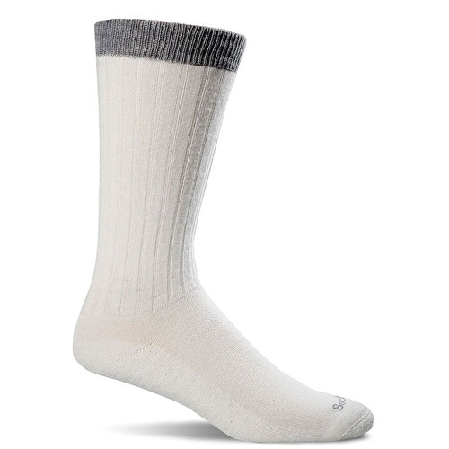Sockwell SW2M015 Men's EASY DOES IT Relaxed Fit White Compression Socks