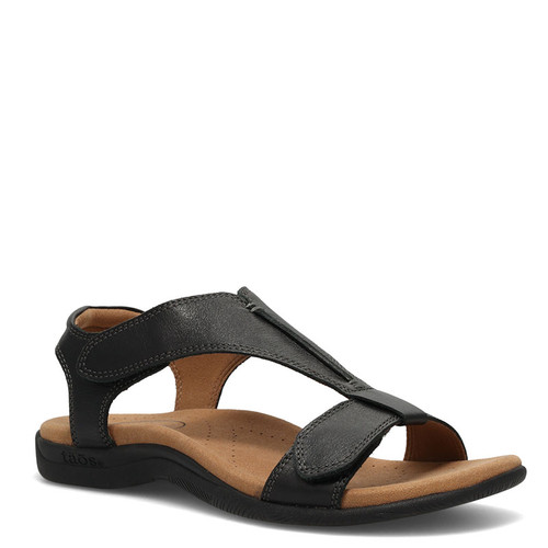 Taos THE SHOW Sandals Black Leather 