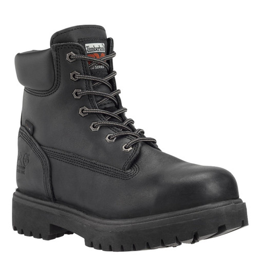 Timberland PRO 26038 DIRECT ATTACH 6" STEEL TOE Black Work Boots