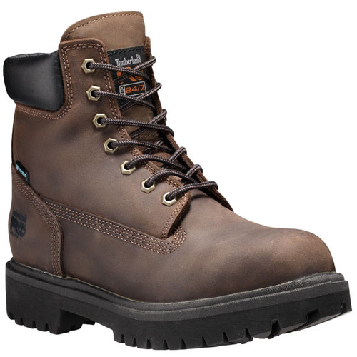 Timberland PRO 38021242 DIRECT ATTACH 6" STEEL TOE Brown Work Boots