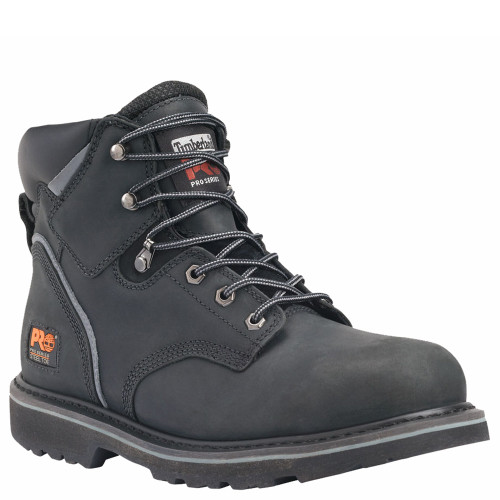 Timberland PRO 33032001 PIT BOSS 6" Black Steel Toe Work Boots