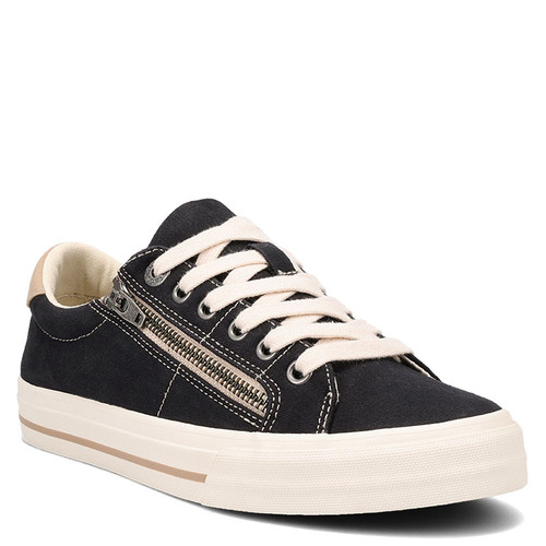Taos Z SOUL Black Tan Distressed Sneakers
