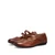 TAOS BANTER Leather Flats Cognac Pair View