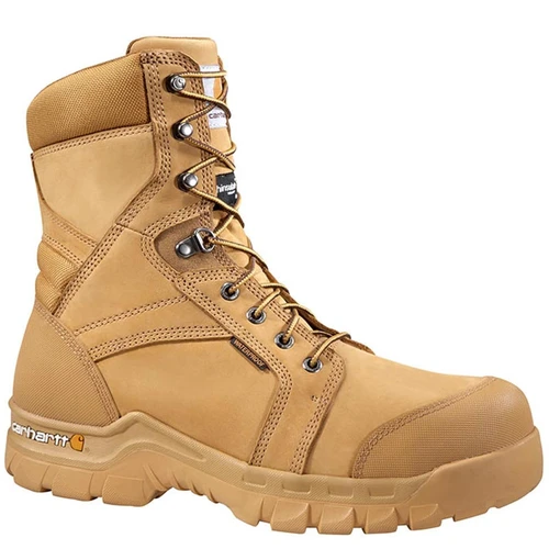 Carhartt CMF8058 RUGGED FLEX 8" Soft Toe 400g Insulated Wheat Work Boots