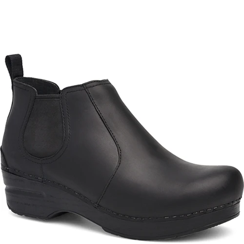 Dansko FRANKIE Black Oiled Leather Boots