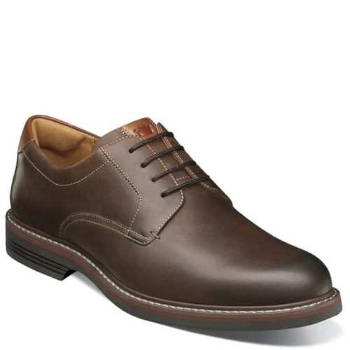 Florsheim 13369-215 NORWALK PLAIN TOE Oxford Shoes Brown CH