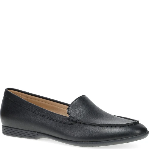 Dansko LORRI Black Tumbled Loafers